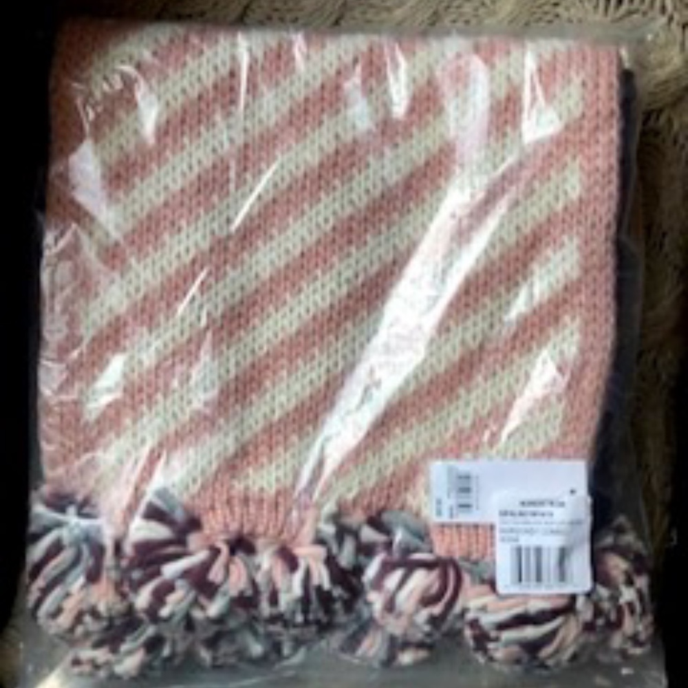 *HOST PICK* bp Burgundy Multi Pom Scarf *NEW*